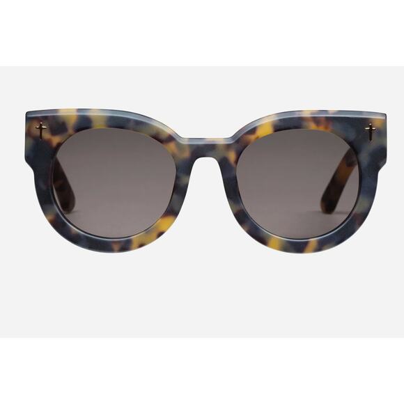 VALLEY Eyewear A Dead Coffin Club Matte Tort / Brown Sunglasses - Picture 1 of 12